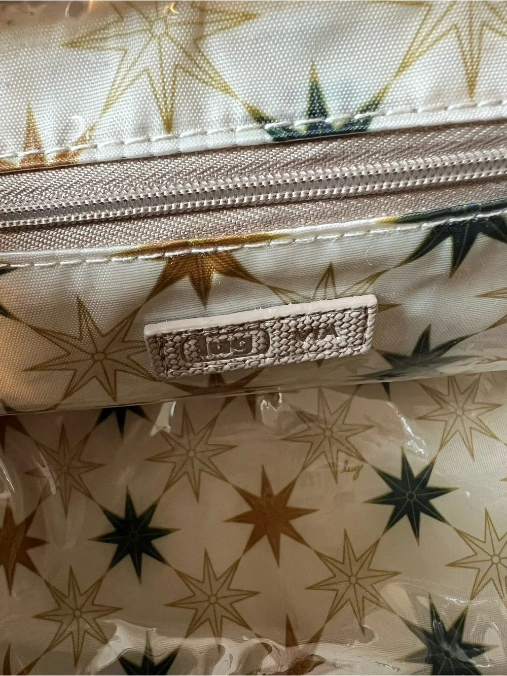 Lug Via and Choo Choo mini vl Matt luxe sand NWOT